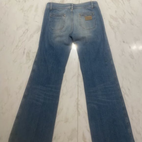 CHLOÉ Wide leg denim jeans - Picture 2 of 5